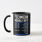 Funny Maintenance Technician for Techy Person Men Tasse (Links)