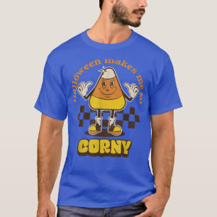Funny Mais Halloween Herbstsaison Grafik T-Shirt