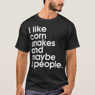 Funny Mais Schlange Geschenk Introvertieren Reptil T-Shirt