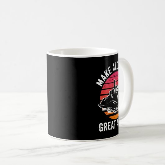 Funny Make Alcatraz Great Again Sf Rock Alcatraz G Kaffeetasse (VorderseiteRechts)