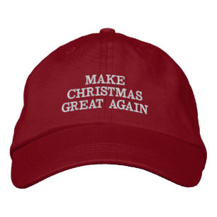 Funny Make Christmas Great Again Hats Bestickte Baseballkappe