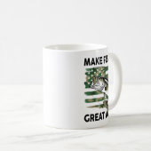 Funny Make Fishing Great Again Camo B Fish America Kaffeetasse (VorderseiteRechts)