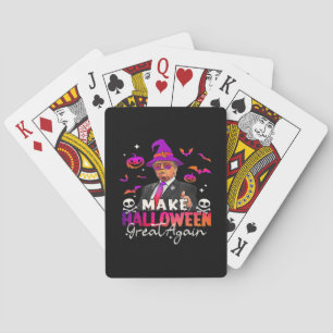 Funny Make Halloween wieder groß Spielkarten