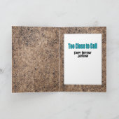 Funny Male Cartoon älter als Dirt Birthday Karte (Innenseite)