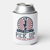Funny Male Cheerleader Ich hole deine Freundin ab Dosenkühler (Kanne Rückseite)