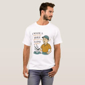 Funny Male Golfer Cartoon - Loch in eins T-Shirt (Vorne ganz)
