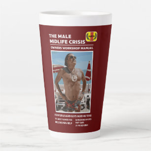 Funny Male Midlife Crisis Geschenke Milchtasse