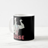 Funny Male Nurse Murse Kaffeetasse (Vorderseite Links)
