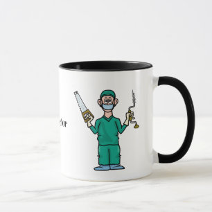 Funny Male Surgeon Coffee Tasse