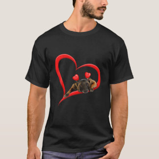 Funny Malinois Hund Valentine Pet Welpe Hund Lover T-Shirt