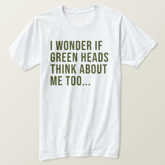 Funny Mallard Duck Jagd Shirt für Männer und Fraue (Design vorne)