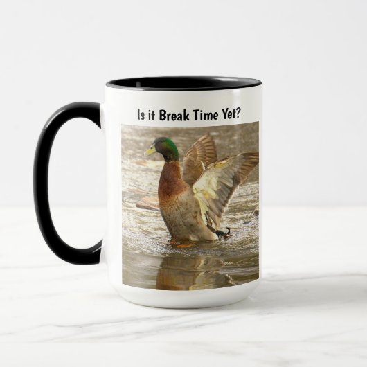 Funny Mallard Duck Mug Tasse (Links)