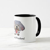Funny Maltese Dog Tasse (VorderseiteRechts)