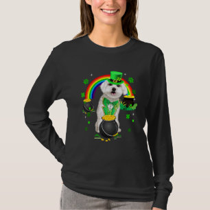 Funny Maltese Leprechaun Kleeblatt St Patrick's Da T-Shirt