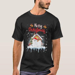 Funny Maltese Weihnachtsmannmütze Frohe Weihnachts T-Shirt