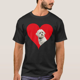 Funny Maltipoo Dog Lover Herzlich Willkommen in de T-Shirt