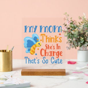 Funny Mama baby Kinderzimmer Art Acrylschild