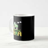 Funny Mama Birthday Boy Tractor Farm Truck Matchin Kaffeetasse (Vorderseite Links)