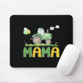 Funny Mama Birthday Boy Tractor Farm Truck Matchin Mousepad (Mit Mouse)