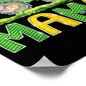 Funny Mama Birthday Boy Tractor Farm Truck Matchin Poster (Ecke)