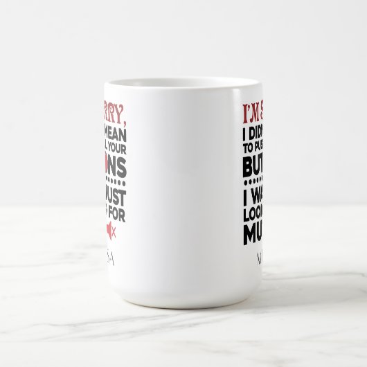 Funny Mama Birthday Personalisiert Gag Verwandlungstasse (Zentrum)