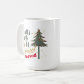 Funny Mama braucht ihren Tinsel Tossed ID116 Kaffeetasse (Vorderseite Links)