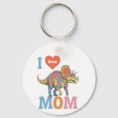 Funny Mama Ceratopsian Schlüsselanhänger (Rückseite)