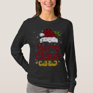 Funny Mama Claus Matching Familie Weihnachten Weih T-Shirt