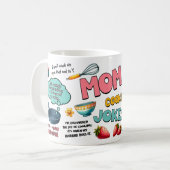 Funny Mama Cooking Jokes Kaffeetasse (Vorderseite Links)