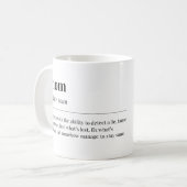 Funny Mama Definition Kaffeetasse (Vorderseite Links)