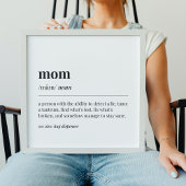 Funny Mama Definition Poster
