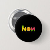 Funny Mama Fruitarian Lover Summer Mommy Frucht Sl Button (Vorne & Hinten)