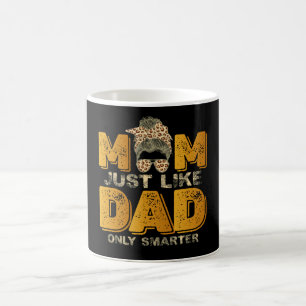 Funny Mama genau wie Vater nur klüger Vintag Kaffeetasse