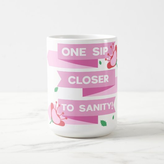 Funny Mama Geschenk ein Sift Naher zu Sanity Sarca Kaffeetasse (Mittel)