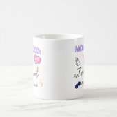 Funny Mama Geschenk Zitat - müde, aber Phantastisc Kaffeetasse (Mittel)