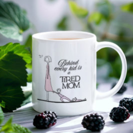 Funny Mama Geschenke Zitat - Müde Mama Leben Kaffeetasse