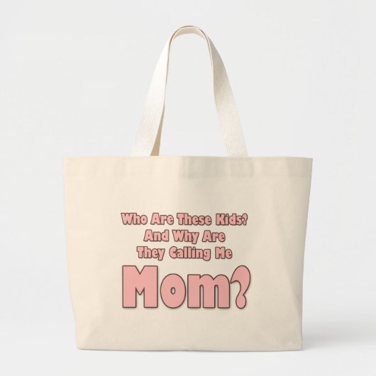 Funny Mama Jumbo Stoffbeutel (Vorne)