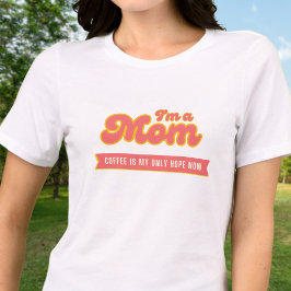 Funny Mama - Kaffee ist meine einzige Hoffnung Tri-Blend Shirt