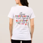 Funny Mama Life Chaos-Koordinator Tri-Blend Shirt (Rückseite)