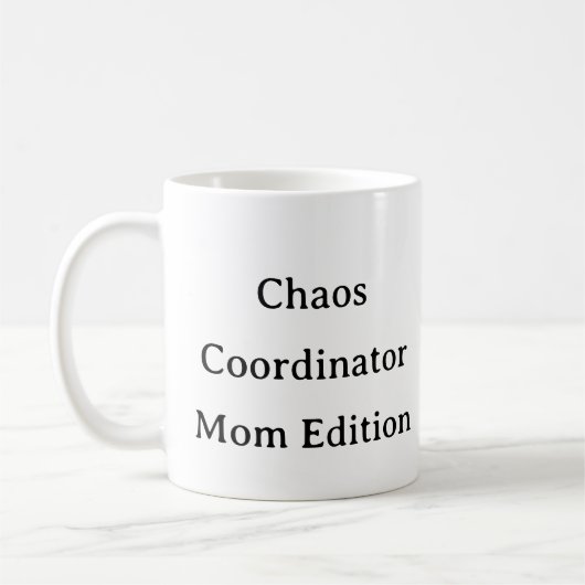 Funny Mama Life Tasse - Chaos Coordinator Mama Ges (Links)