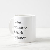 Funny Mama Life Tasse - Snack Time Spaß Geschenk (Vorderseite Links)