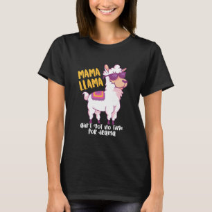Funny Mama Llama zum Drama-Muttertag T-Shirt