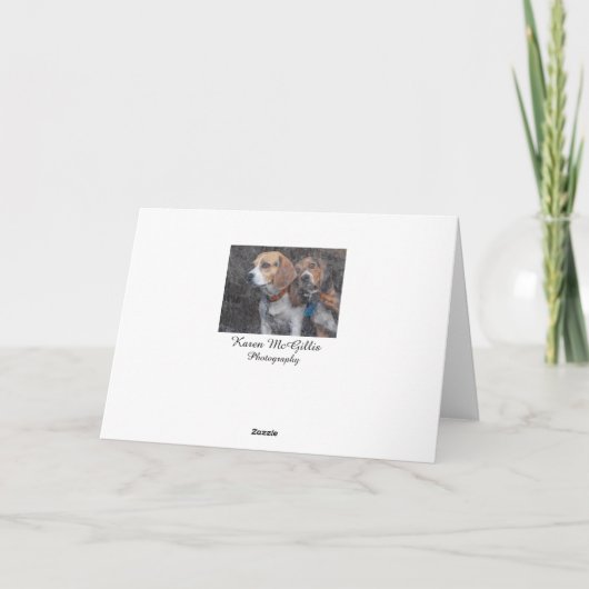 Funny Mama macht Windows Beagle Weihnachten nicht (Rückseite)