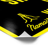 Funny Mama Meditation Anzeichen Poster (Ecke)