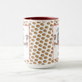 Funny Mama Mutter Ethnisch Weibliche Cartoon Kaffe Tasse (Zentrum)