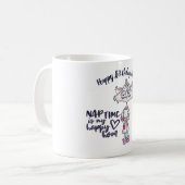 Funny MAMA Nickerchen Zeit ist glückliche Stunde - Kaffeetasse (Vorderseite Links)