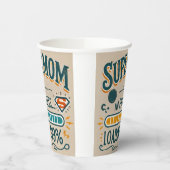 Funny Mama Paper Cup - Supermutter in Progress... Pappbecher (Links)