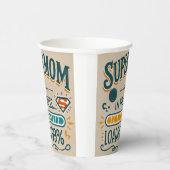 Funny Mama Paper Cup - Supermutter in Progress... Pappbecher (Rechts)