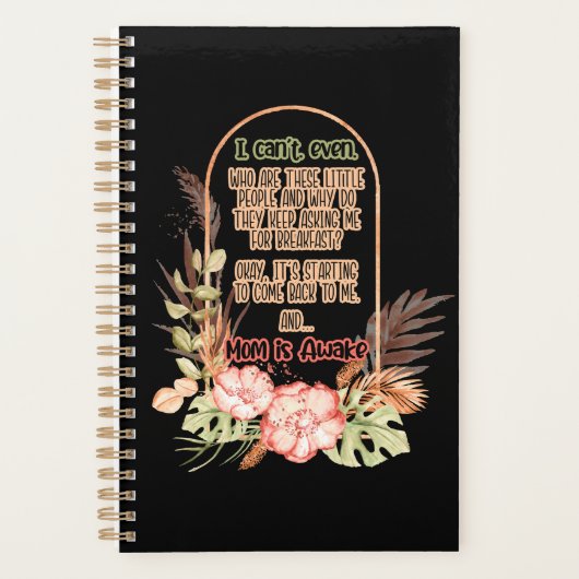 Funny Mama Redewendungen Mama ist da Planer (Vorderseite)