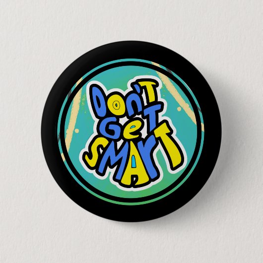 Funny Mama Redewendungen werden nicht klug Button (Vorderseite)